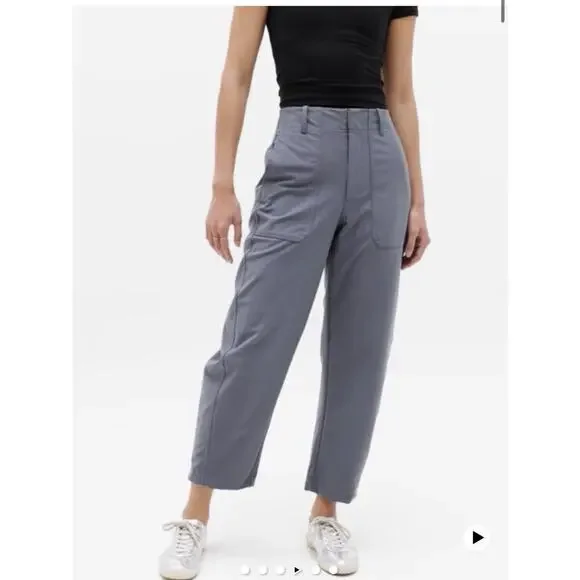 Athleta #NWT Skyline High Rise Barrel Leg Utility Pant Sz 14 - Picture 7 of 7